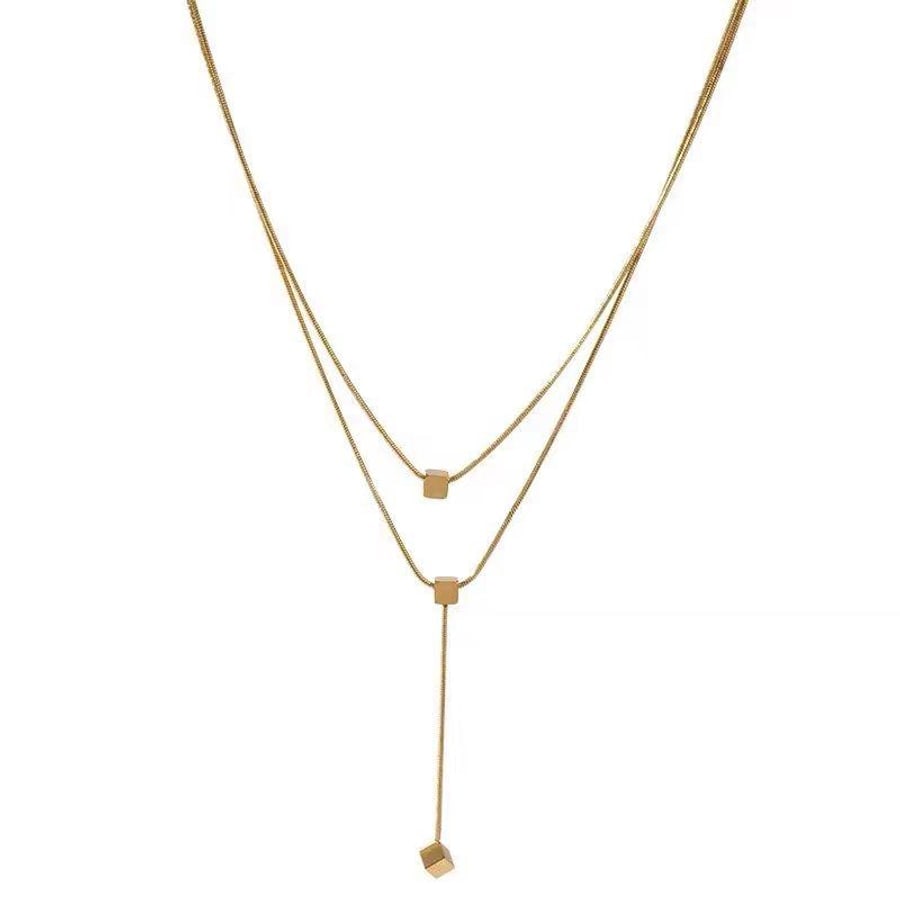 Collier multirang type cravate